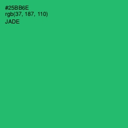 #25BB6E - Jade Color Image