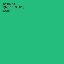 #25BD7D - Jade Color Image