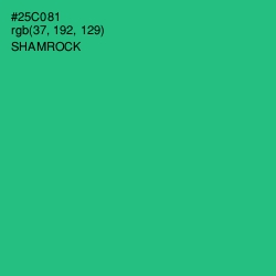 #25C081 - Shamrock Color Image