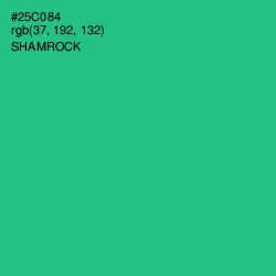 #25C084 - Shamrock Color Image