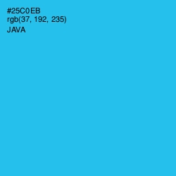 #25C0EB - Java Color Image