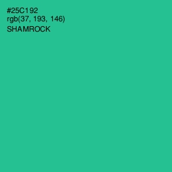 #25C192 - Shamrock Color Image