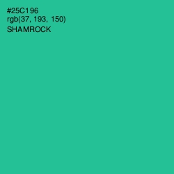 #25C196 - Shamrock Color Image