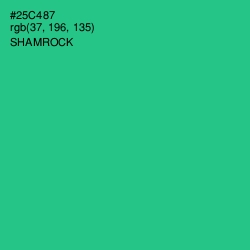 #25C487 - Shamrock Color Image