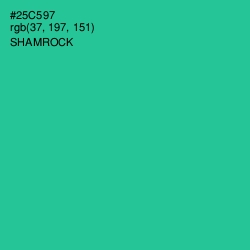 #25C597 - Shamrock Color Image