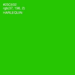 #25C602 - Harlequin Color Image