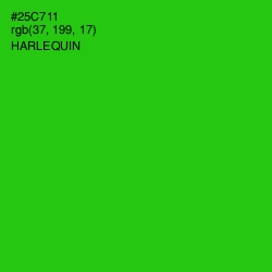 #25C711 - Harlequin Color Image