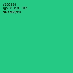 #25C984 - Shamrock Color Image