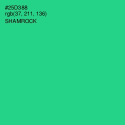 #25D388 - Shamrock Color Image