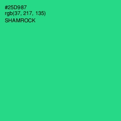 #25D987 - Shamrock Color Image