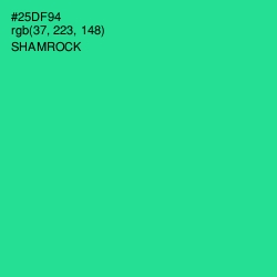 #25DF94 - Shamrock Color Image