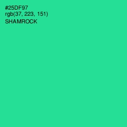 #25DF97 - Shamrock Color Image