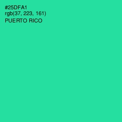 #25DFA1 - Puerto Rico Color Image