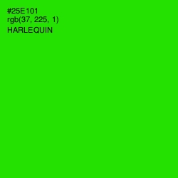 #25E101 - Harlequin Color Image