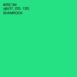 #25E184 - Shamrock Color Image