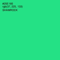 #25E185 - Shamrock Color Image