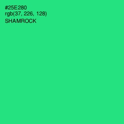 #25E280 - Shamrock Color Image