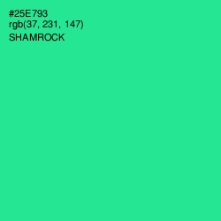 #25E793 - Shamrock Color Image