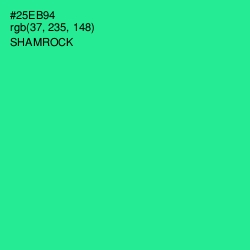#25EB94 - Shamrock Color Image