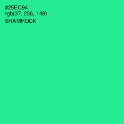 #25EC94 - Shamrock Color Image