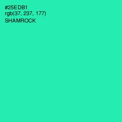 #25EDB1 - Shamrock Color Image