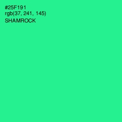 #25F191 - Shamrock Color Image