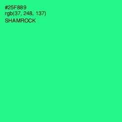 #25F889 - Shamrock Color Image