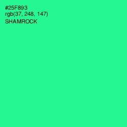 #25F893 - Shamrock Color Image