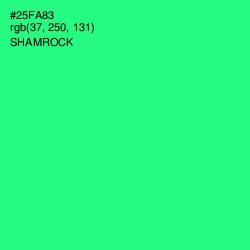 #25FA83 - Shamrock Color Image