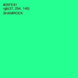 #25FE91 - Shamrock Color Image