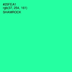 #25FEA1 - Shamrock Color Image