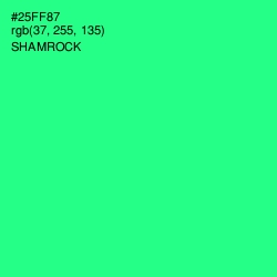 #25FF87 - Shamrock Color Image