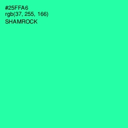 #25FFA6 - Shamrock Color Image