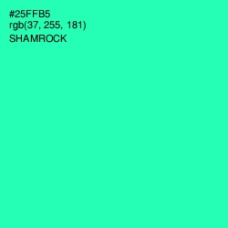 #25FFB5 - Shamrock Color Image
