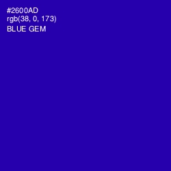 #2600AD - Blue Gem Color Image
