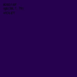 #26014F - Violet Color Image