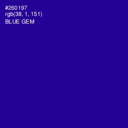 #260197 - Blue Gem Color Image