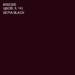 #26030E - Sepia Black Color Image