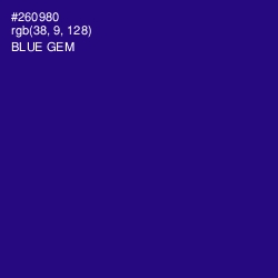 #260980 - Blue Gem Color Image