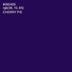 #260A55 - Cherry Pie Color Image