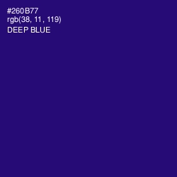 #260B77 - Deep Blue Color Image