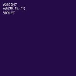 #260D47 - Violet Color Image