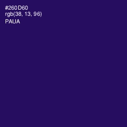 #260D60 - Paua Color Image