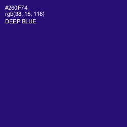#260F74 - Deep Blue Color Image