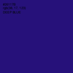 #26117B - Deep Blue Color Image