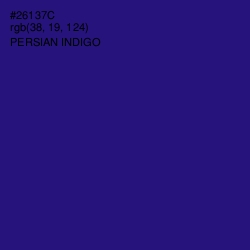 #26137C - Persian Indigo Color Image