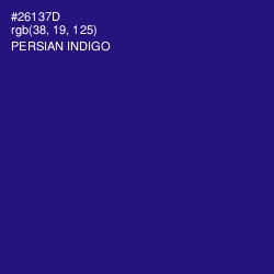 #26137D - Persian Indigo Color Image