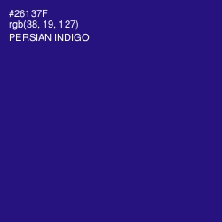 #26137F - Persian Indigo Color Image