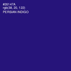 #26147A - Persian Indigo Color Image