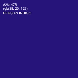 #26147B - Persian Indigo Color Image